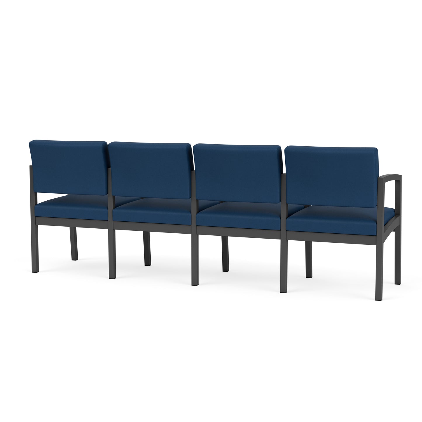 Lenox Steel Waiting Reception 4 Seat Tandem Seating Metal Frame