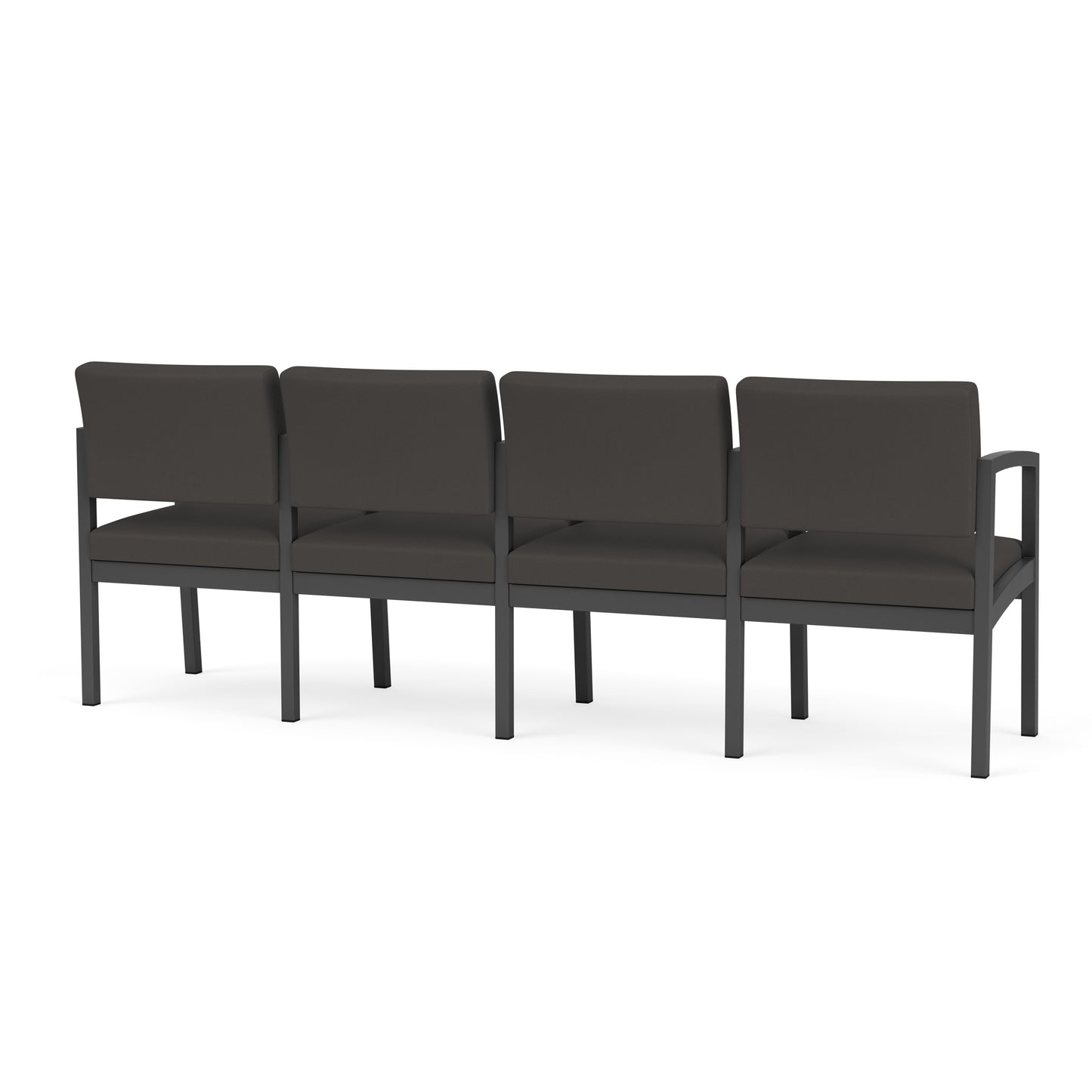 Lenox Steel Waiting Reception 4 Seat Tandem Seating Metal Frame