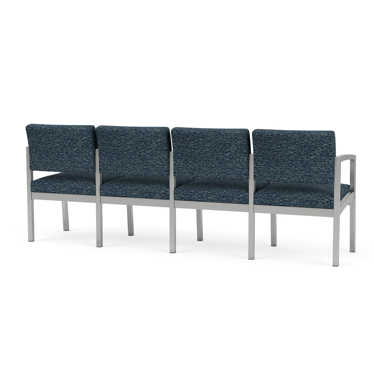 Lenox Steel Waiting Reception 4 Seat Tandem Seating Metal Frame