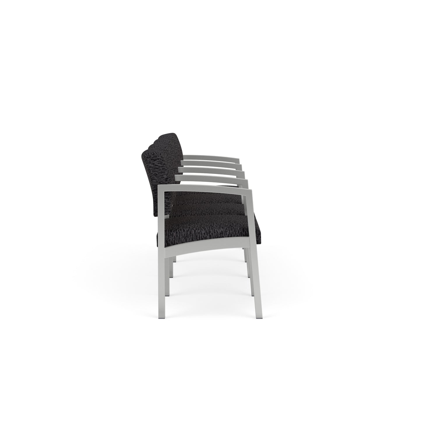 Lenox Steel Waiting Reception 4 Seat Tandem Seating Metal Frame