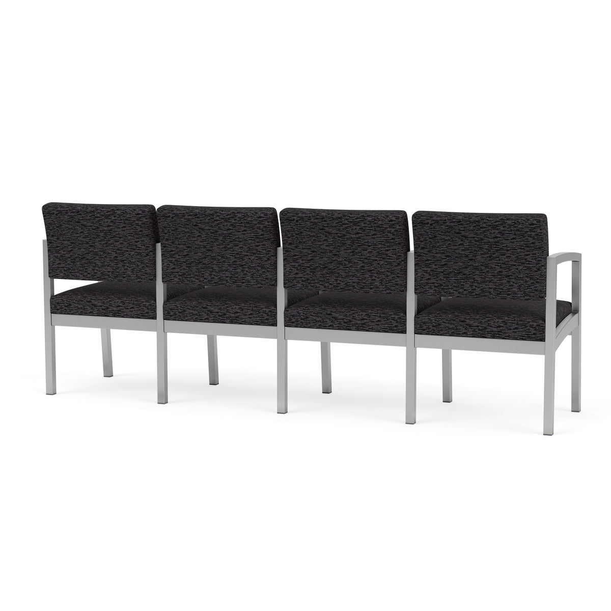 Lenox Steel Waiting Reception 4 Seat Tandem Seating Metal Frame