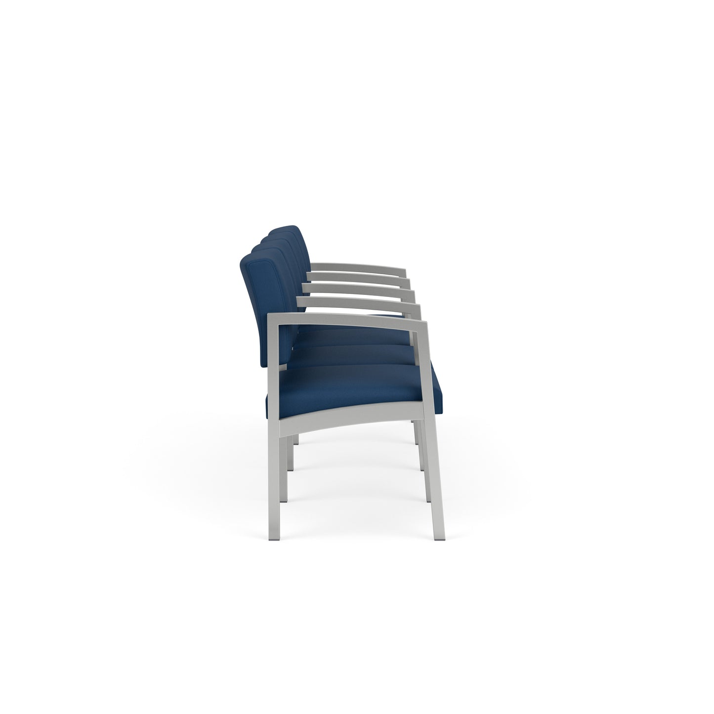 Lenox Steel Waiting Reception 4 Seat Tandem Seating Metal Frame