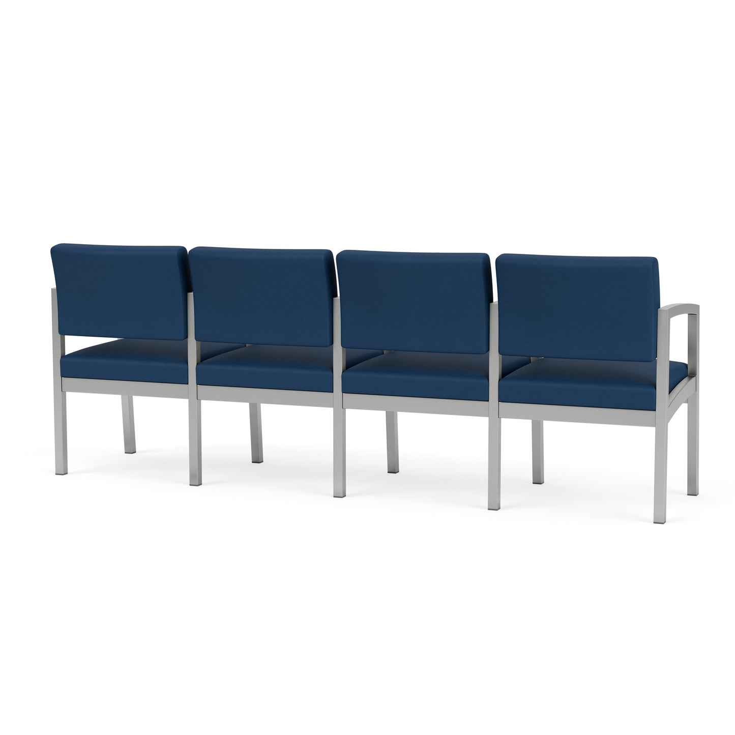 Lenox Steel Waiting Reception 4 Seat Tandem Seating Metal Frame