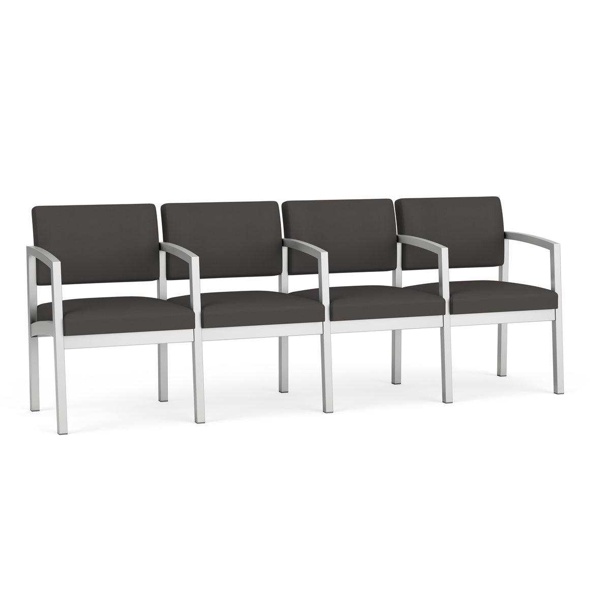 Lenox Steel Waiting Reception 4 Seat Tandem Seating Metal Frame
