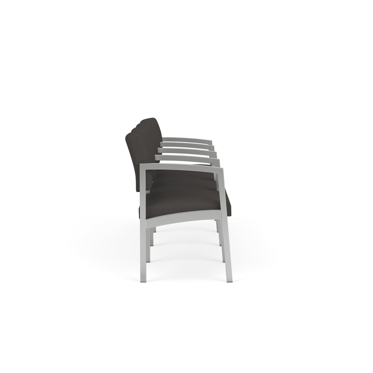 Lenox Steel Waiting Reception 4 Seat Tandem Seating Metal Frame