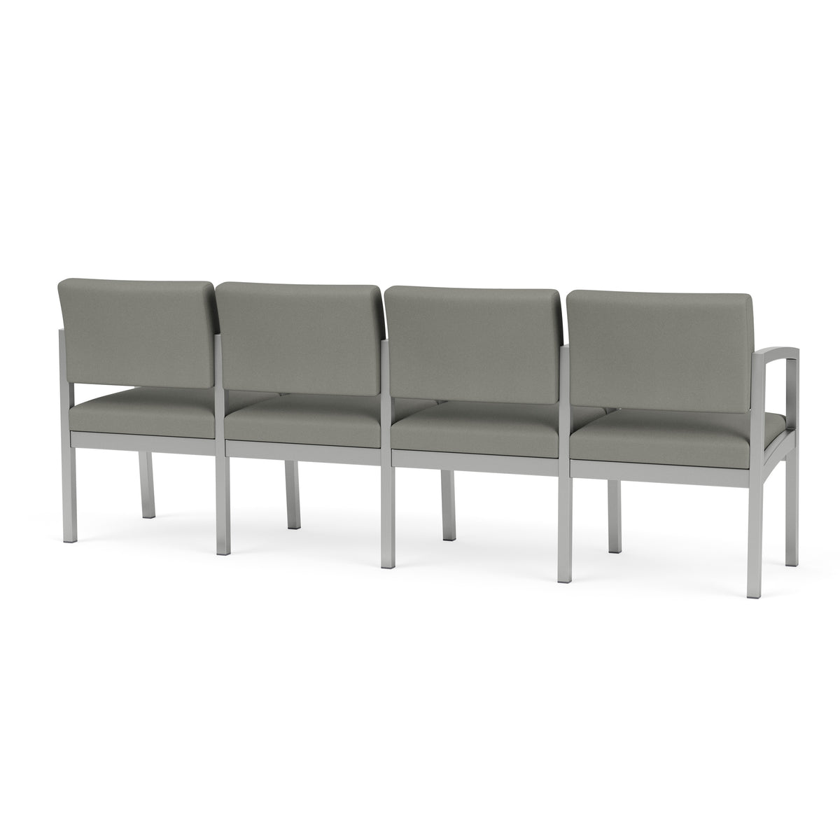 Lenox Steel Waiting Reception 4 Seat Tandem Seating Metal Frame