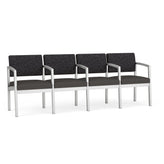 Lenox Steel Waiting Reception 4 Seat Tandem Seating Metal Frame