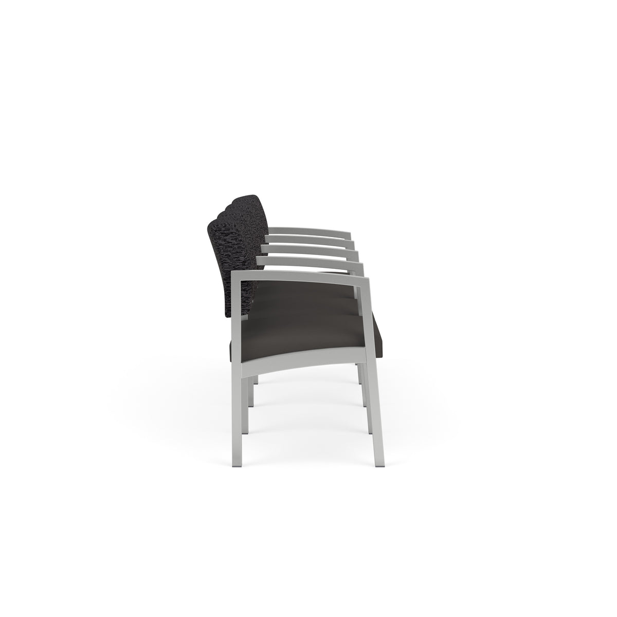 Lenox Steel Waiting Reception 4 Seat Tandem Seating Metal Frame