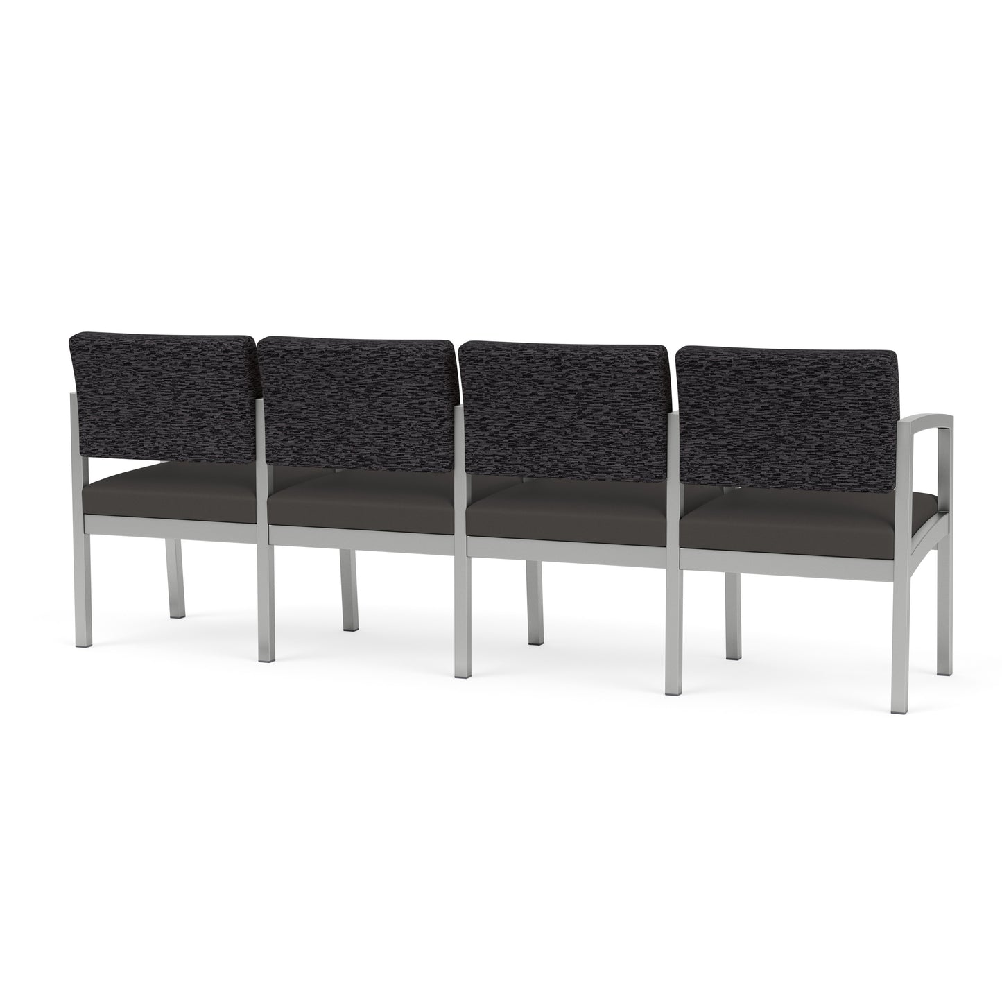 Lenox Steel Waiting Reception 4 Seat Tandem Seating Metal Frame