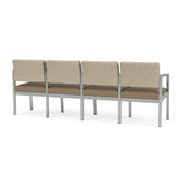 Lenox Steel Waiting Reception 4 Seat Tandem Seating Metal Frame