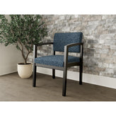 Lenox Wood Waiting Reception Guest Chair Wood Frame