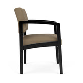 Lenox Wood Waiting Reception Guest Chair Wood Frame
