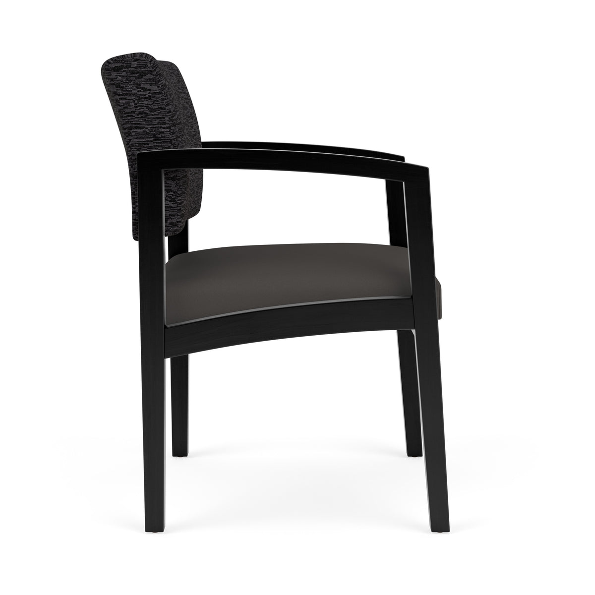 Lenox Wood Waiting Reception Guest Chair Wood Frame