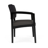 Lenox Wood Waiting Reception Guest Chair Wood Frame