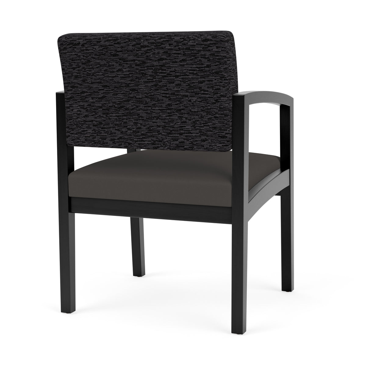 Lenox Wood Waiting Reception Guest Chair Wood Frame