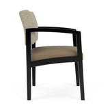 Lenox Wood Waiting Reception Guest Chair Wood Frame