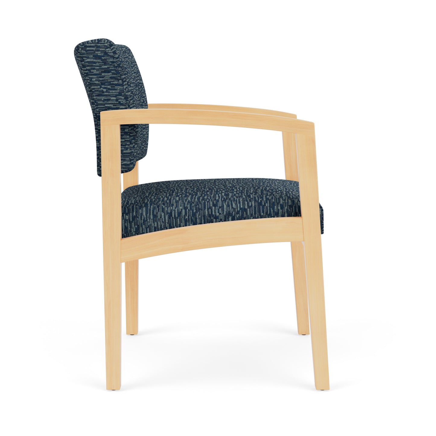 Lenox Wood Waiting Reception Guest Chair Wood Frame