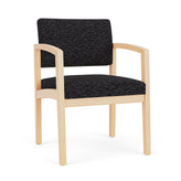 Lenox Wood Waiting Reception Guest Chair Wood Frame