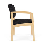 Lenox Wood Waiting Reception Guest Chair Wood Frame