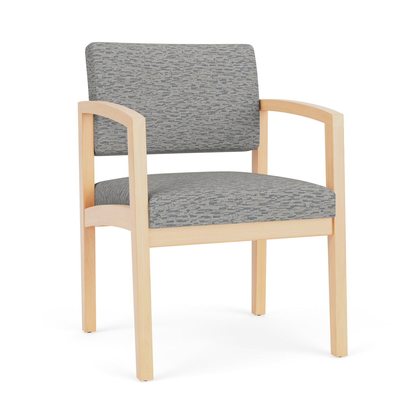 Lenox Wood Waiting Reception Guest Chair Wood Frame