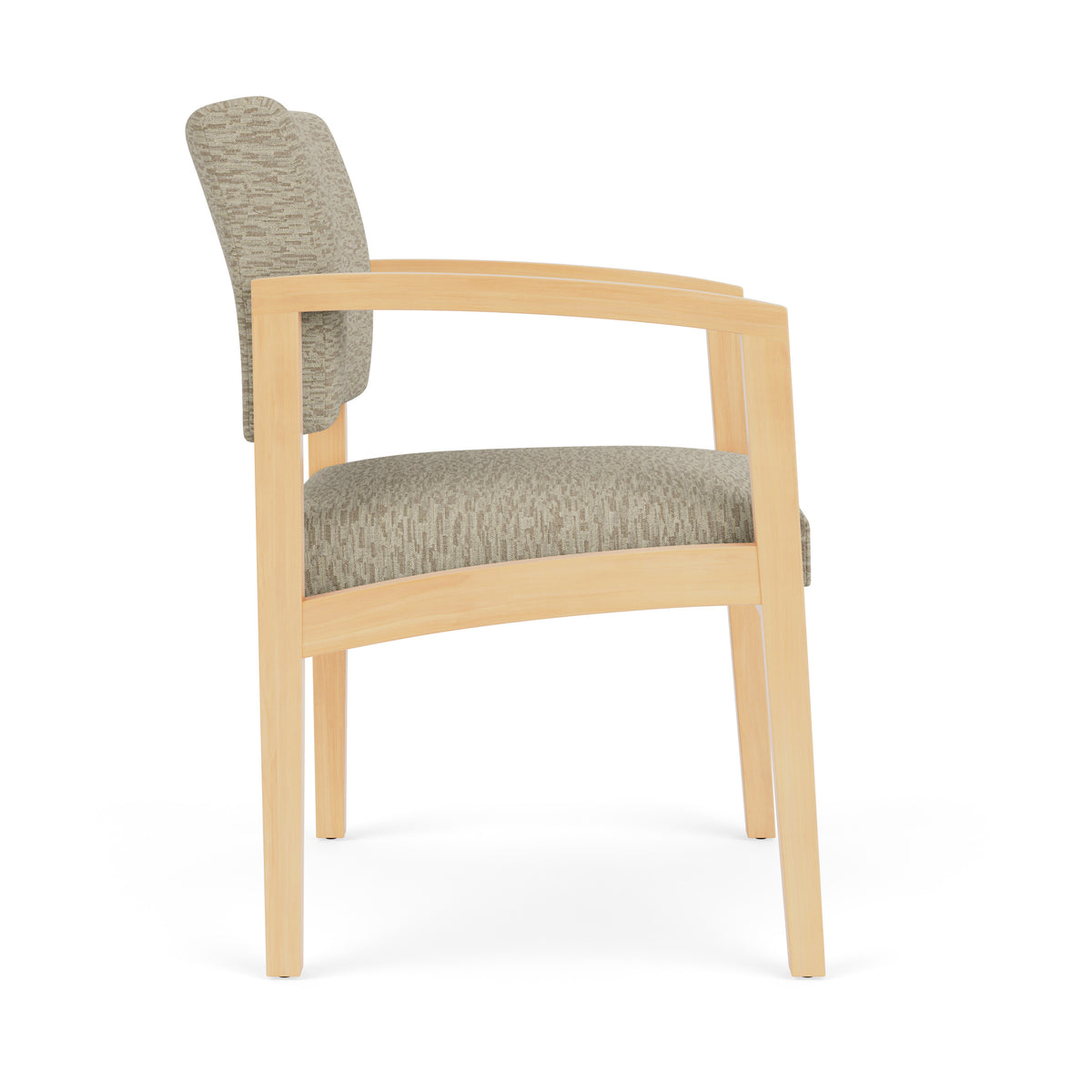 Lenox Wood Waiting Reception Guest Chair Wood Frame