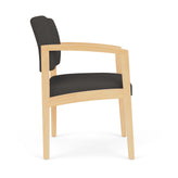 Lenox Wood Waiting Reception Guest Chair Wood Frame