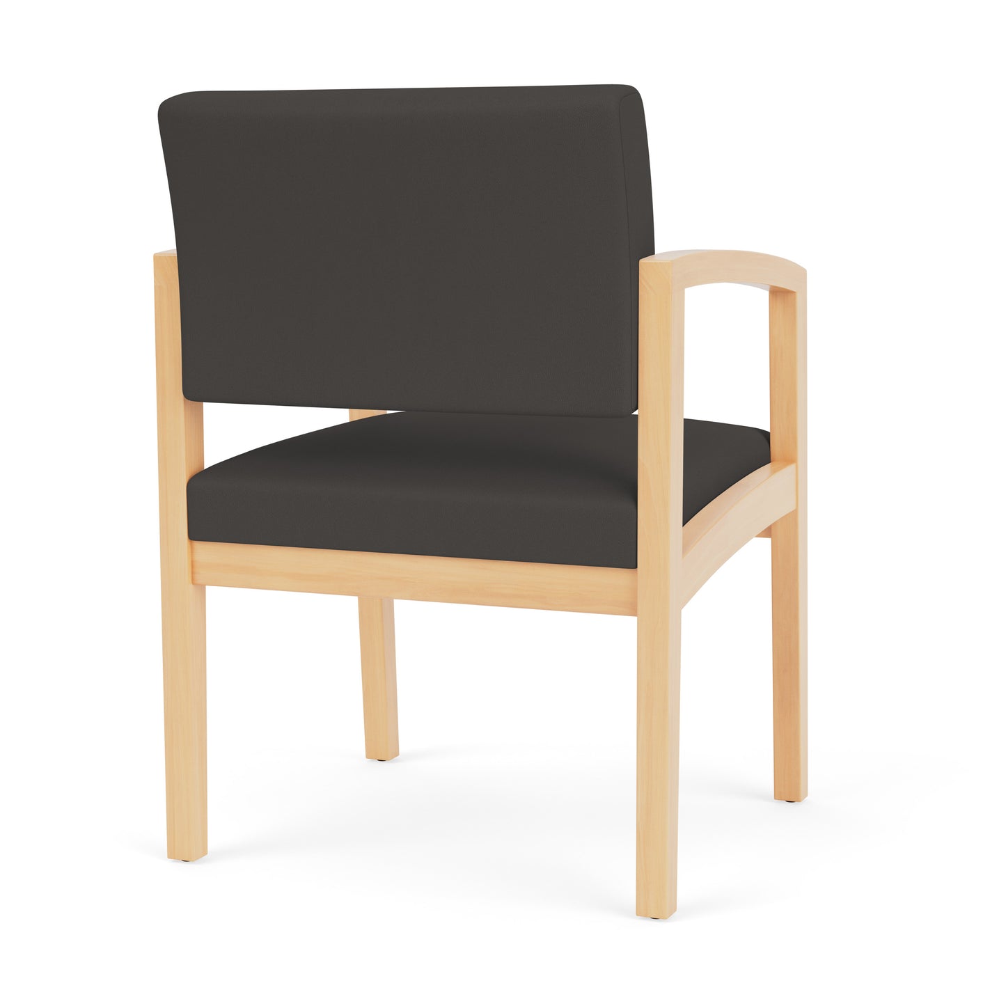 Lenox Wood Waiting Reception Guest Chair Wood Frame