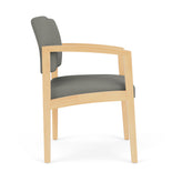 Lenox Wood Waiting Reception Guest Chair Wood Frame