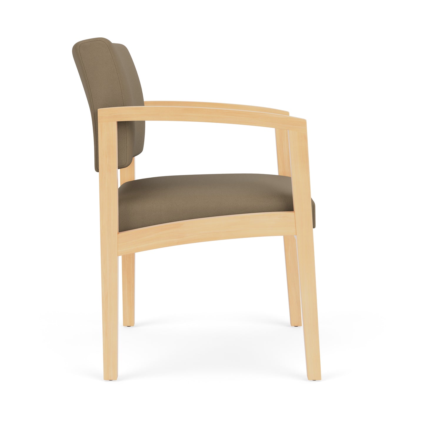 Lenox Wood Waiting Reception Guest Chair Wood Frame