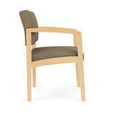 Lenox Wood Waiting Reception Guest Chair Wood Frame