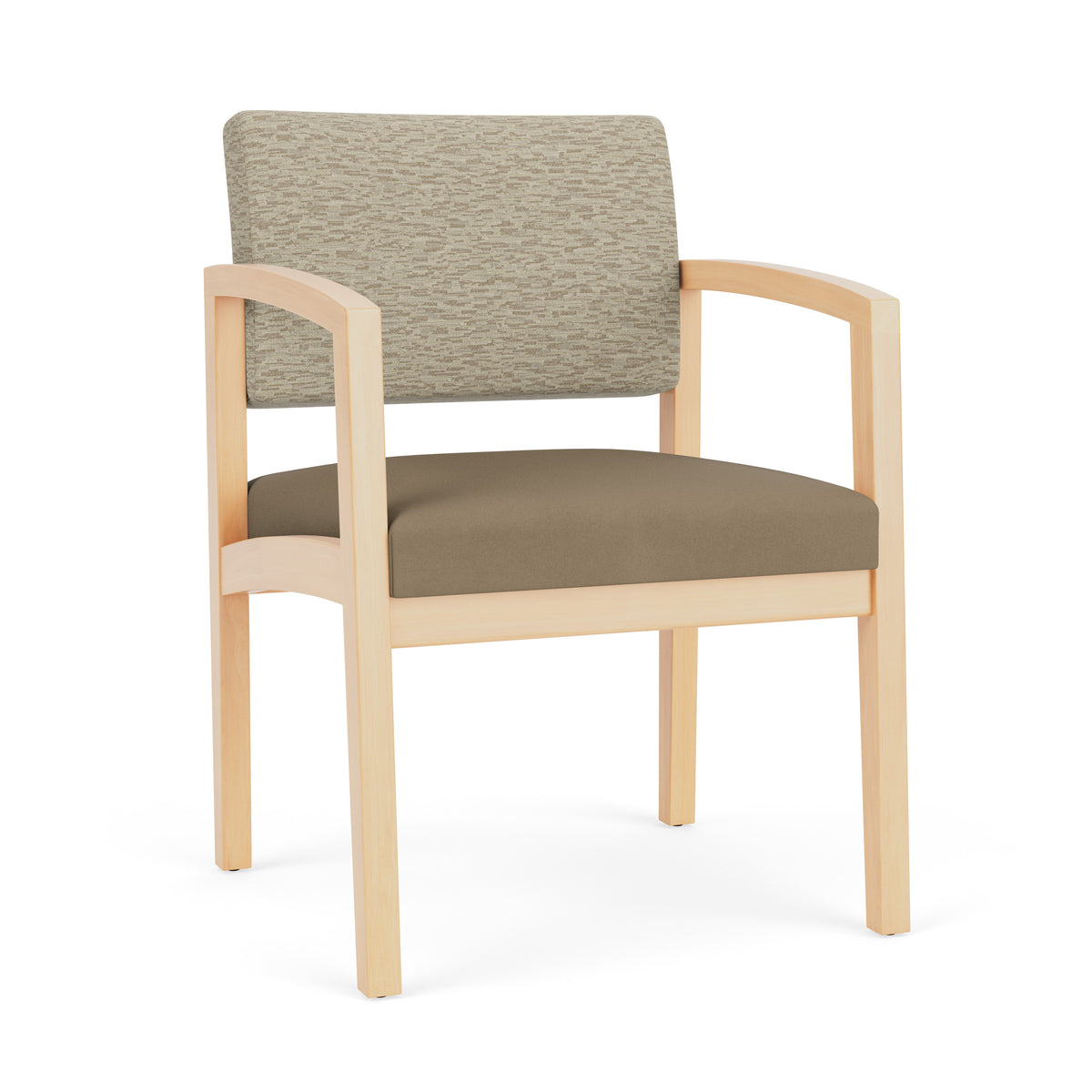 Lenox Wood Waiting Reception Guest Chair Wood Frame
