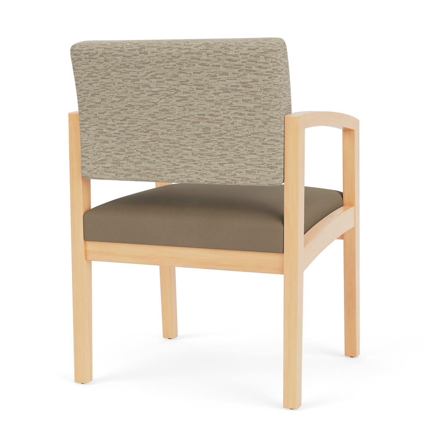 Lenox Wood Waiting Reception Guest Chair Wood Frame
