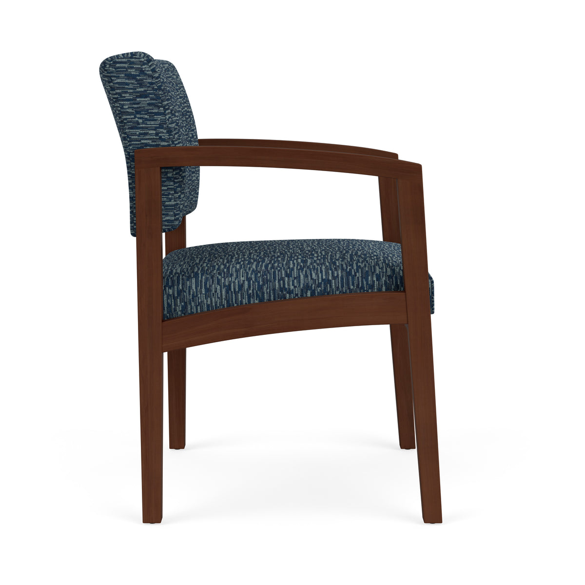 Lenox Wood Waiting Reception Guest Chair Wood Frame