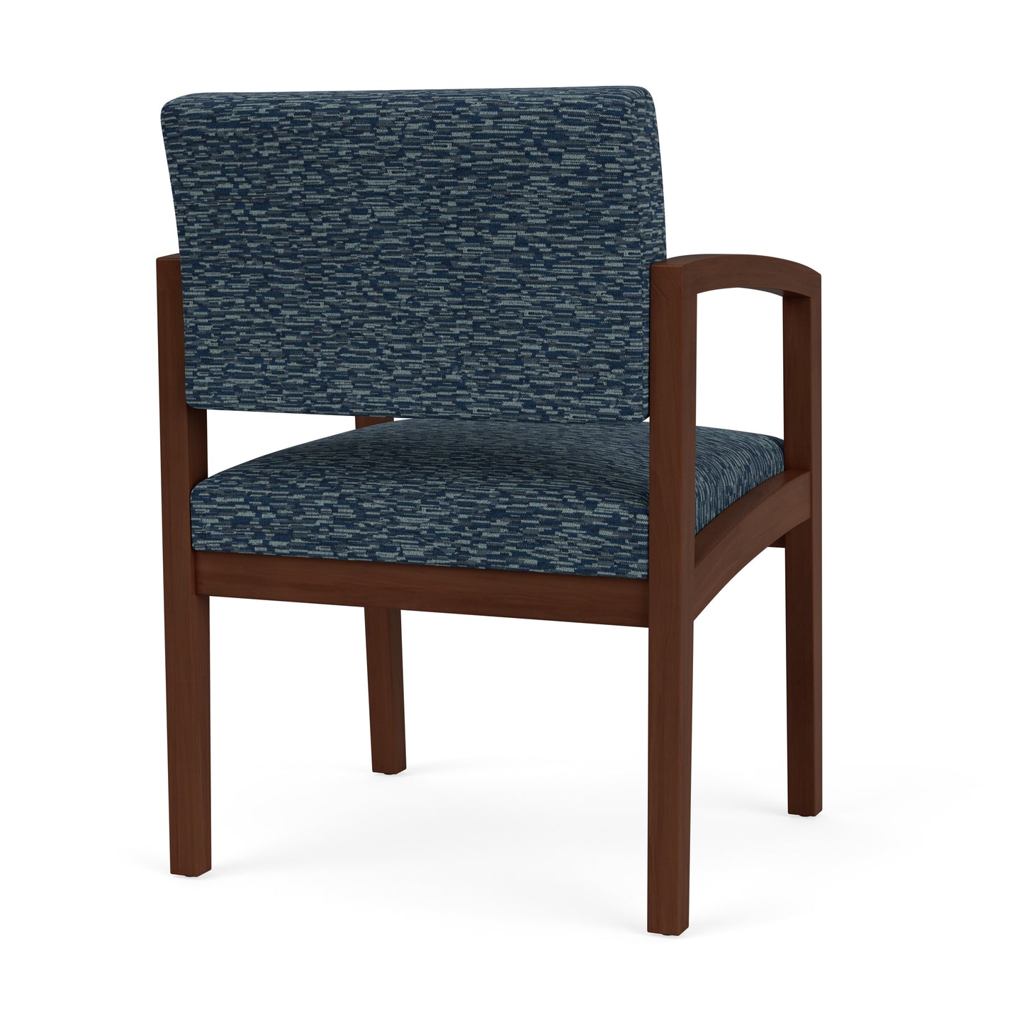 Lenox Wood Waiting Reception Guest Chair Wood Frame
