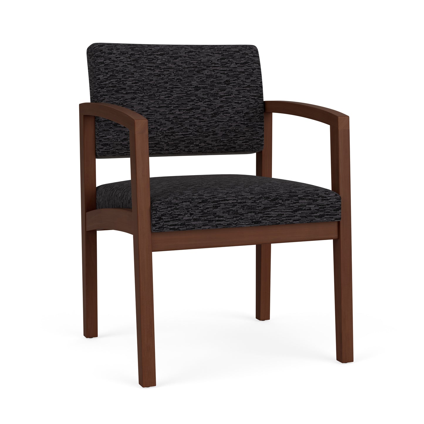 Lenox Wood Waiting Reception Guest Chair Wood Frame