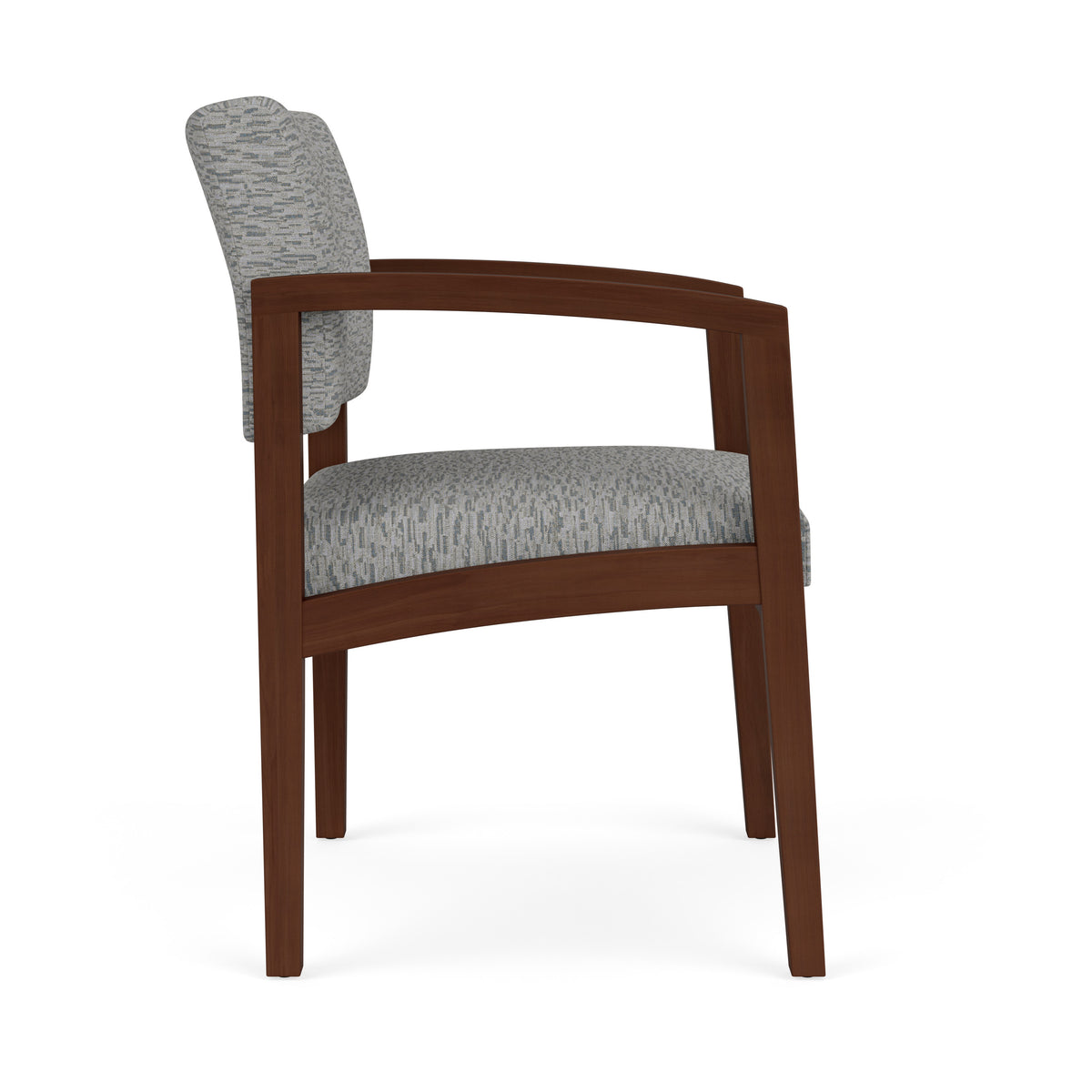 Lenox Wood Waiting Reception Guest Chair Wood Frame