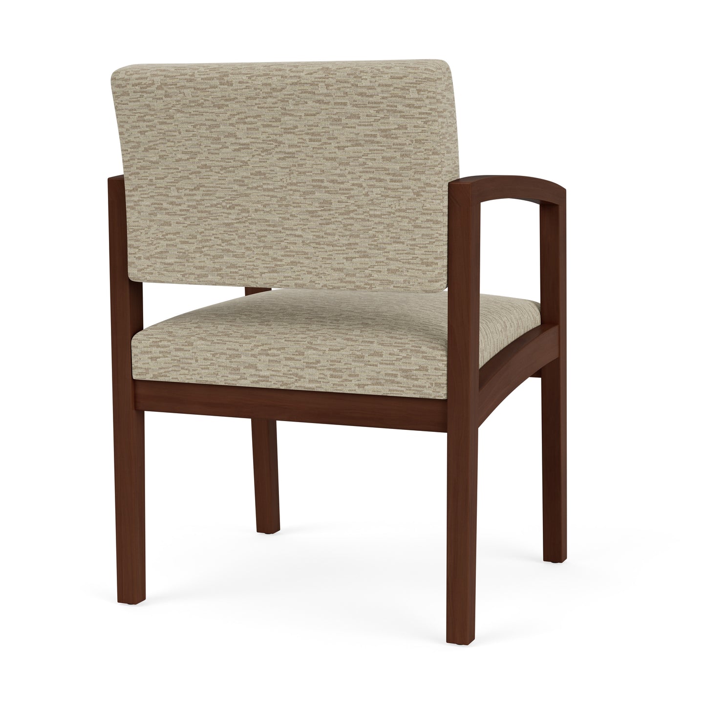 Lenox Wood Waiting Reception Guest Chair Wood Frame