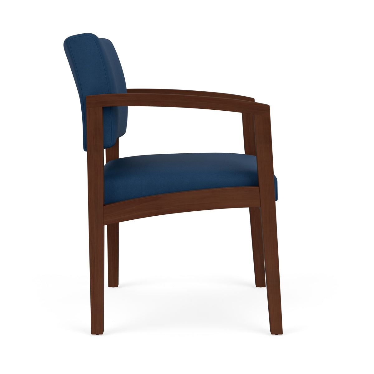 Lenox Wood Waiting Reception Guest Chair Wood Frame