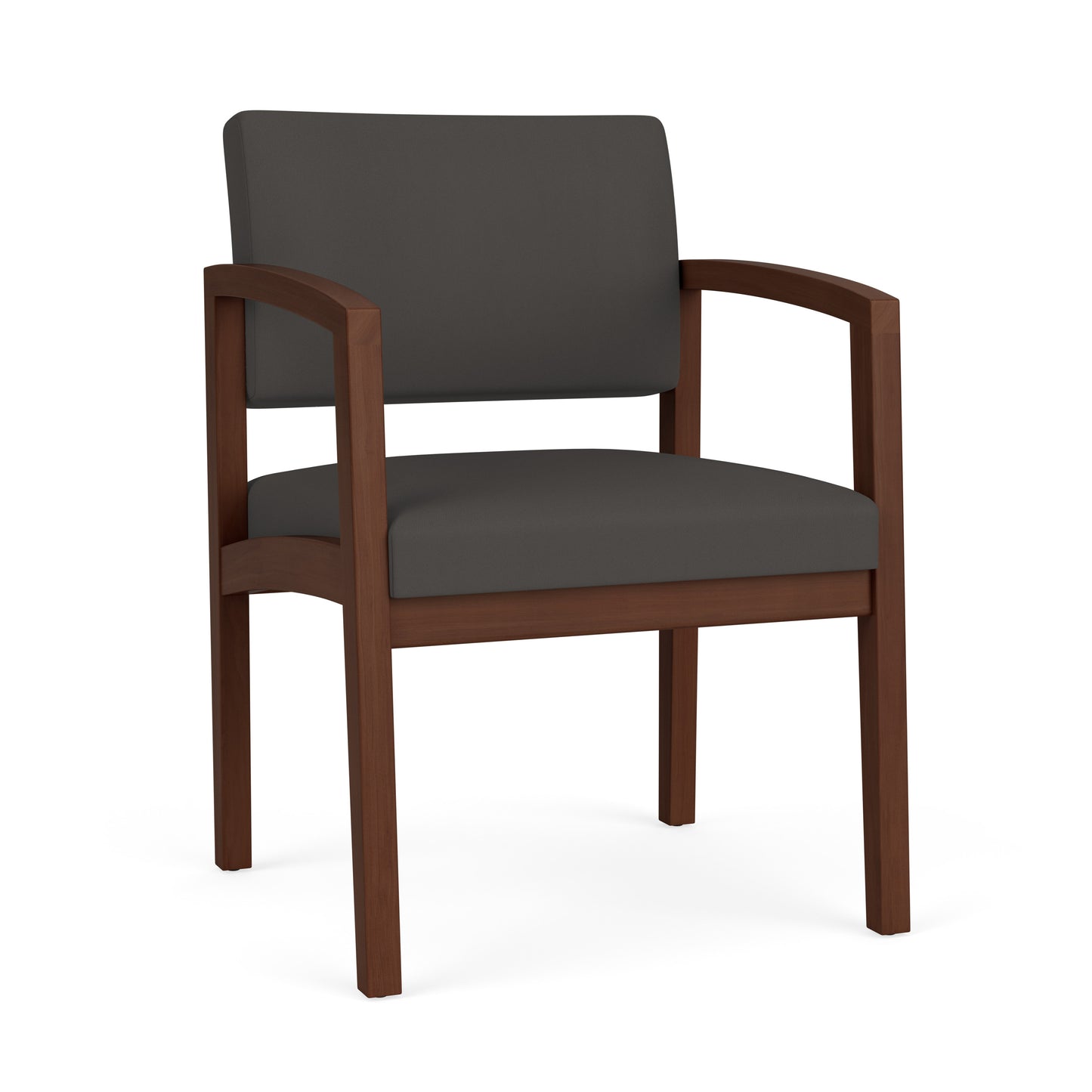 Lenox Wood Waiting Reception Guest Chair Wood Frame