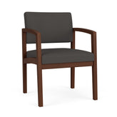 Lenox Wood Waiting Reception Guest Chair Wood Frame