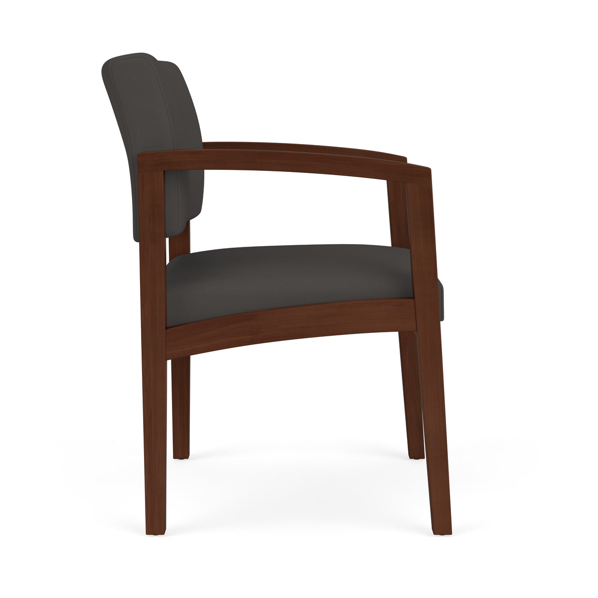 Lenox Wood Waiting Reception Guest Chair Wood Frame
