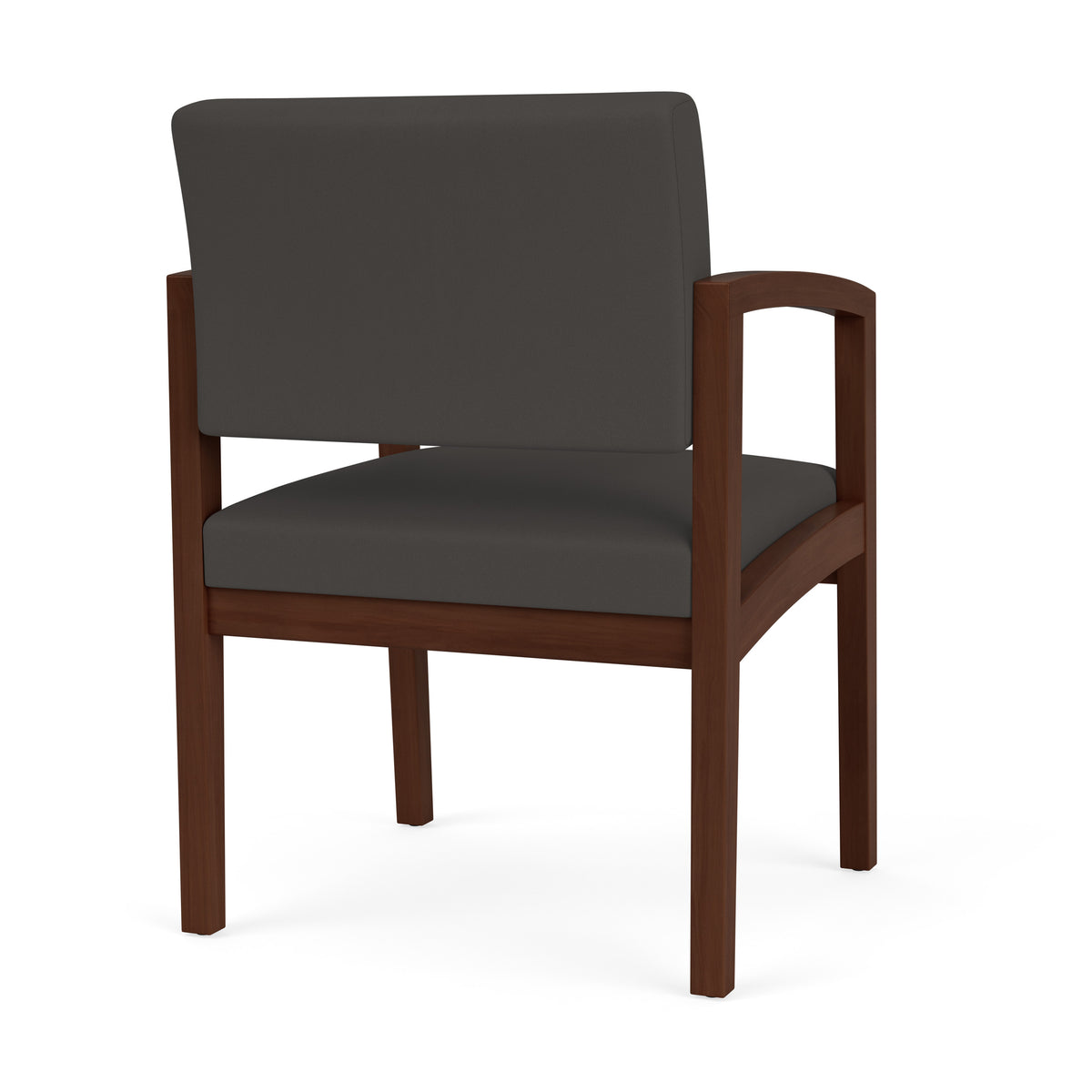 Lenox Wood Waiting Reception Guest Chair Wood Frame