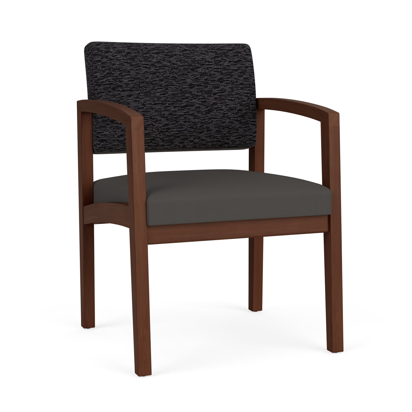 Lenox Wood Waiting Reception Guest Chair Wood Frame