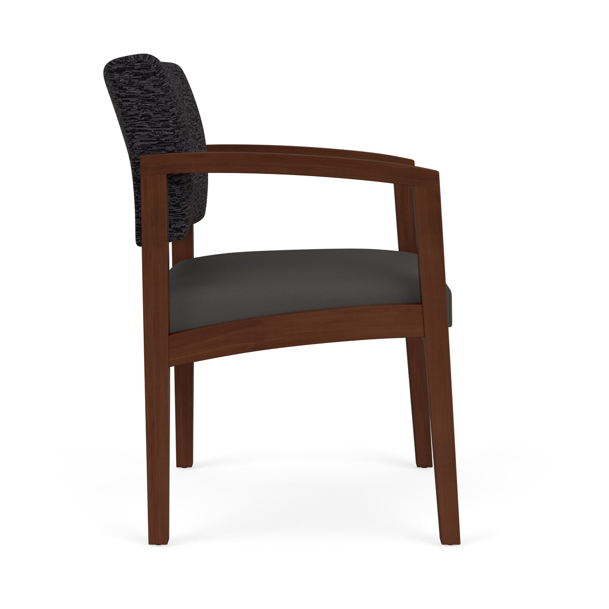 Lenox Wood Waiting Reception Guest Chair Wood Frame