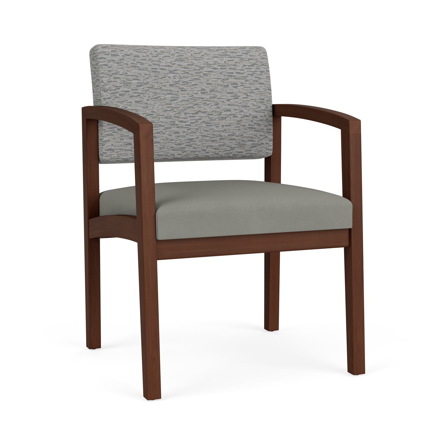 Lenox Wood Waiting Reception Guest Chair Wood Frame