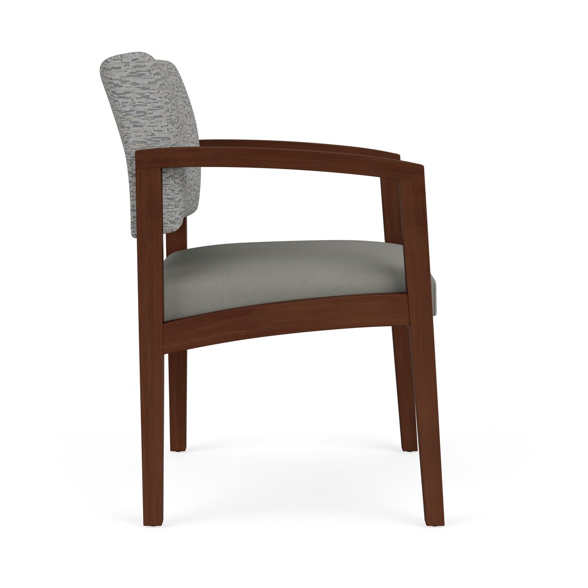 Lenox Wood Waiting Reception Guest Chair Wood Frame