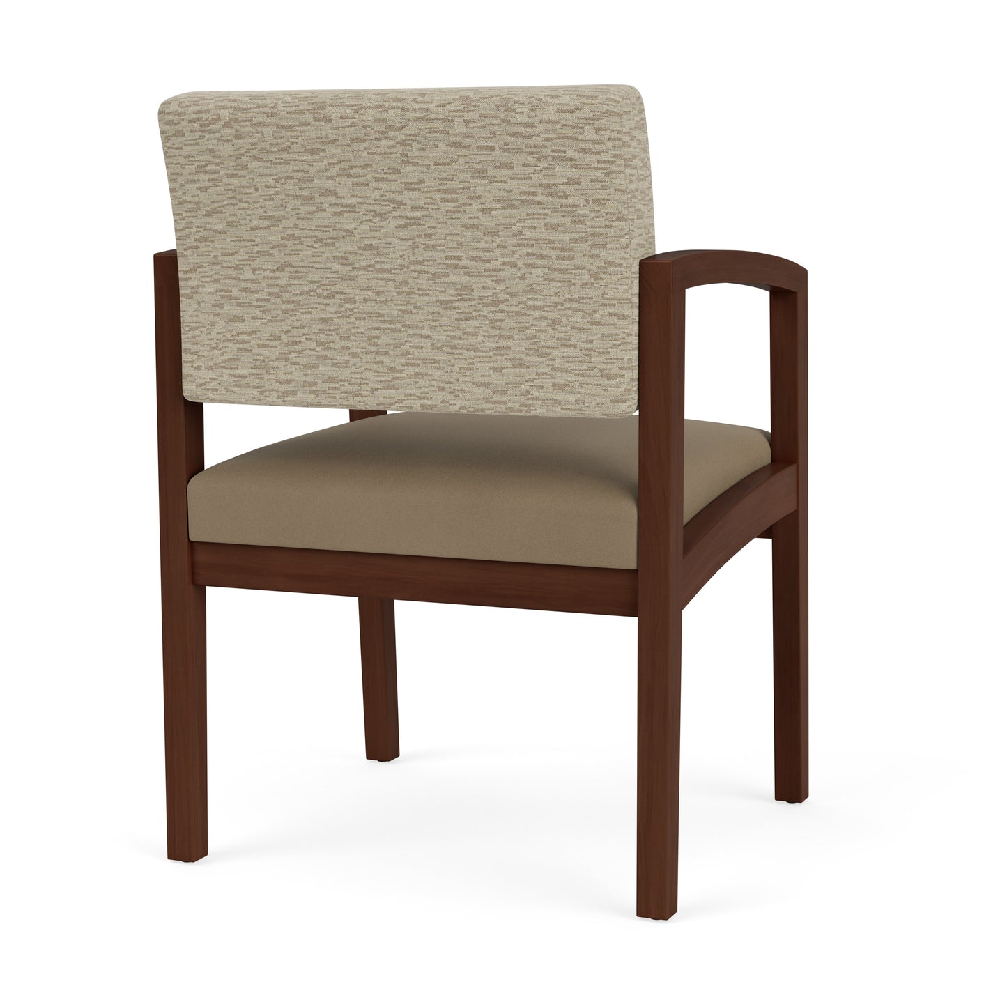 Lenox Wood Waiting Reception Guest Chair Wood Frame
