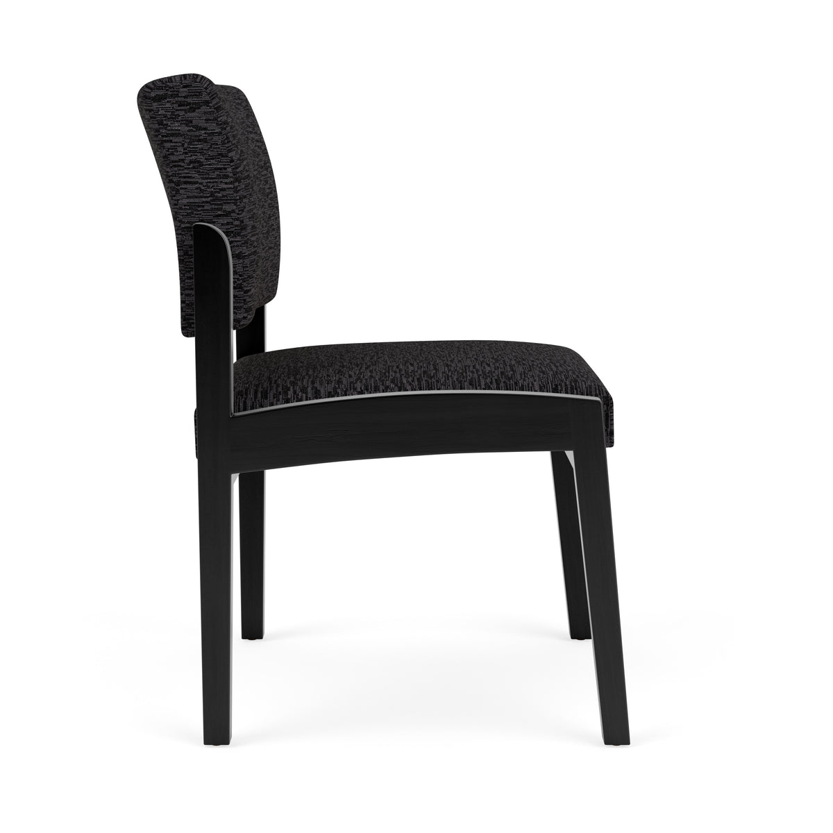 Lenox Wood Waiting Reception Armless Guest Chair Wood Frame