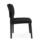 Lenox Wood Waiting Reception Armless Guest Chair Wood Frame