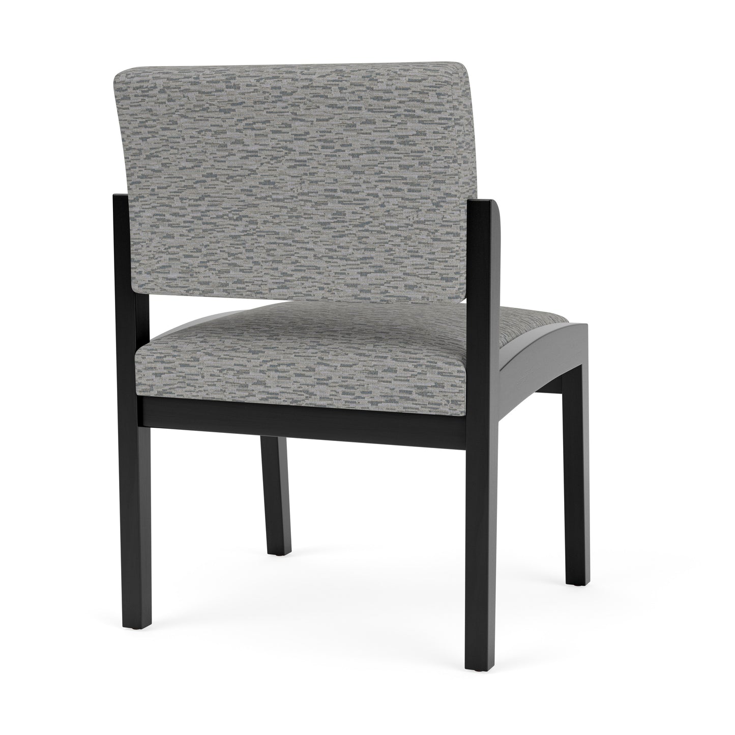 Lenox Wood Waiting Reception Armless Guest Chair Wood Frame